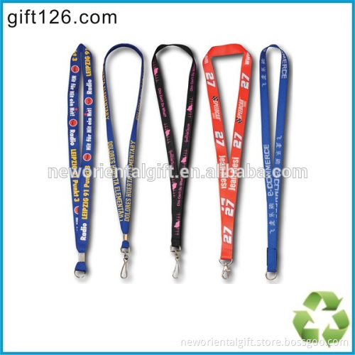 Custom imprint lanyards